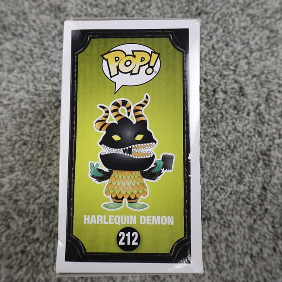 Harlequin Demon 212 Funko POP Disney Nightmare Before Christmas Vinyl Figure Toy - Picture 13 of 16